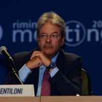 Foto Nicoloro G.   24/08/2015    Rimini    Quinta giornata dell' edizione 2015 del Meeting di C.L. dal titolo ' Di che è mancanza questa mancanza, cuore, che a un tratto ne sei pieno ? '. nella foto il ministro Paolo Gentiloni.