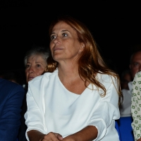 Foto Nicoloro G.   24/08/2015    Rimini    Quinta giornata dell' edizione 2015 del Meeting di C.L. dal titolo ' Di che è mancanza questa mancanza, cuore, che a un tratto ne sei pieno ? '. nella foto la neo presidente Rai Monica Maggioni.