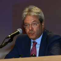Foto Nicoloro G.   24/08/2015    Rimini    Quinta giornata dell' edizione 2015 del Meeting di C.L. dal titolo ' Di che è mancanza questa mancanza, cuore, che a un tratto ne sei pieno ? '. nella foto il ministro Paolo Gentiloni.