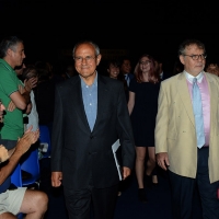 Foto Nicoloro G.   24/08/2015    Rimini    Quinta Foto Nicoloro G.   24/08/2015    Rimini    Quinta giornata dell' edizione 2015 del Meeting di C.L. dal titolo ' Di che è mancanza questa mancanza, cuore, che a un tratto ne sei pieno ? '. nella foto da sinistra Julian Carron, presidente Fraternita' di C.L. e il presidente EUI Joseph Weiler.