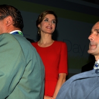 Foto Nicoloro G.   16/10/2015    Milano  In occasione della Giornata Mondiale dell' Alimentazione si e' svolto in Expo un incontro al quale hanno preso parte il Capo di Stato e il segretario generale delle Nazioni Unite. nella foto la regina Letizia di Spagna.
