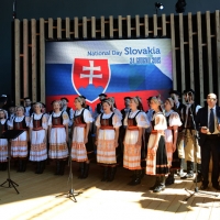 Foto Nicoloro G.  24/06/2015  Milano    Nell' ambito di Expo 2015 si è svolta la Giornata Nazionale della Slovacchia. nella foto un coro in costumi tradizionali.