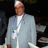 Foto Nicoloro G.  31/07/2015   Milano    Nell' ambito di Expo 2015 si svolge la Conferenza Internazionale dei ministri della Cultura di piÃ¹ di 80 paesi presenti. nella foto il ministro del Nepal.