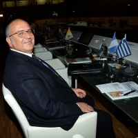 Foto Nicoloro G.  31/07/2015   Milano    Nell' ambito di Expo 2015 si svolge la Conferenza Internazionale dei ministri della Cultura di piÃ¹ di 80 paesi presenti. nella foto il ministro della Grecia.