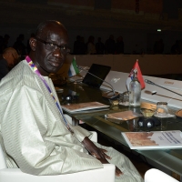 Foto Nicoloro G.  31/07/2015   Milano    Nell' ambito di Expo 2015 si svolge la Conferenza Internazionale dei ministri della Cultura di piÃ¹ di 80 paesi presenti. nella foto il ministro del Senegal.