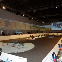 Foto Nicoloro G.  31/07/2015   Milano    Nell' ambito di Expo 2015 si svolge la Conferenza Internazionale dei ministri della Cultura di piÃ¹ di 80 paesi presenti. nella foto una veduta del salone della Conferenza.