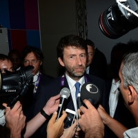 Foto Nicoloro G.  31/07/2015   Milano    Nell' ambito di Expo 2015 si svolge la Conferenza Internazionale dei ministri della Cultura di piÃ¹ di 80 paesi presenti. nella foto il nostro ministro Dario Franceschini.