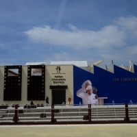 Foto Nicoloro G.   05/05/2015    Milano   Expo Milano 2015 si apre al mondo e si mette in mostra. nella foto il padiglione della Lindt.