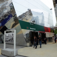 Foto Nicoloro G.   05/05/2015    Milano   Expo Milano 2015 si apre al mondo e si mette in mostra. nella foto il padiglione del Bangladesh.