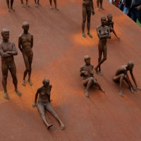 Foto Nicoloro G.   05/05/2015    Milano   Expo Milano 2015 si apre al mondo e si mette in mostra. nella foto particolare di una scultura.