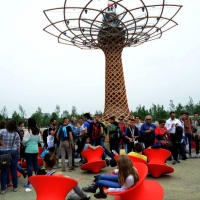 Foto Nicoloro G.   05/05/2015    Milano   Expo Milano 2015 si apre al mondo e si mette in mostra. nella foto l' Albero della Vita.