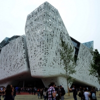 Foto Nicoloro G.   05/05/2015    Milano   Expo Milano 2015 si apre al mondo e si mette in mostra. nella foto il Palazzo Italia.