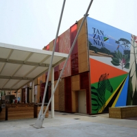 Foto Nicoloro G.   05/05/2015    Milano   Expo Milano 2015 si apre al mondo e si mette in mostra. nella foto il padiglione della Tanzania.