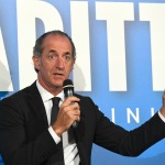 Foto Nicoloro G.   04/08/2020  Cervia ( RA )   Ultima giornata della Festa della Lega Romagna. nella foto il governatore del Veneto Luca Zaia.