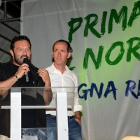 Foto Nicoloro G. 03/08/2013 Milano Marittima ( Ravenna ) Il presidente della regione Veneto Luca Zaia ha aperto la prima delle quattro giornate della Festa della Lega Nord Romagna che ha registrato il rifiuto a partecipare del ministro dell' Integrazione Cecile Kyenge. nella foto Gianluca Pini – Luca Zaia