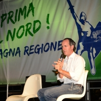 Foto Nicoloro G. 03/08/2013 Milano Marittima ( Ravenna ) Il presidente della regione Veneto Luca Zaia ha aperto la prima delle quattro giornate della Festa della Lega Nord Romagna che ha registrato il rifiuto a partecipare del ministro dell' Integrazione Cecile Kyenge. nella foto Luca Zaia