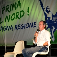 Foto Nicoloro G. 03/08/2013 Milano Marittima ( Ravenna ) Il presidente della regione Veneto Luca Zaia ha aperto la prima delle quattro giornate della Festa della Lega Nord Romagna che ha registrato il rifiuto a partecipare del ministro dell' Integrazione Cecile Kyenge. nella foto Luca Zaia