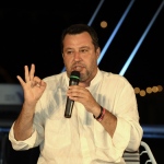 Foto Nicoloro G.   31/07/2022   Cervia ( RA  )   Festa della Lega Romagna. nella foto il leader della Lega Matteo Salvini.