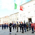 Foto Nicoloro G. 04/11/2022   Ravenna   Festa dell' Unità Nazionale e delle Forze Armate. nella foto momenti dell' alzabandiera.