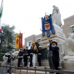 Foto Nicoloro G. 04/11/2022   Ravenna   Festa dell' Unità Nazionale delle Forze Armate. nella foto la deposizione di corone al monumento ai Caduti.