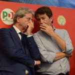Foto Nicoloro G.   08/09/2019   Ravenna    Manifestazione di chiusura della Festa Nazionale dell' Unita'. nella foto Paolo Gentiloni e Dario Franceschini.