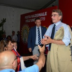 Foto Nicoloro G.   31/08/2019   Ravenna    Festa Nazionale dell' Unita'. nella foto David Sassoli, presidente del Parlamento Europeo.