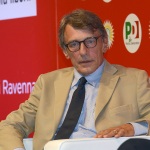 Foto Nicoloro G.   31/08/2019   Ravenna    Festa Nazionale dell' Unita'. nella foto David Sassoli, presidente del Parlamento Europeo.