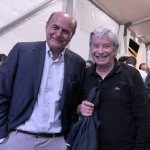 Foto Nicoloro G.   01/09/2023   Ravenna   Festa Nazionale dell' Unita'. nella foto Pierluigi Bersani, a sinistra, con Vasco Errani ex governatore dell' Emilia-Romagna.