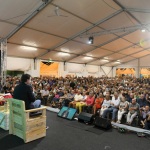 Foto Nicoloro G.   09/09/2023   Ravenna   Festa Nazionale dell' Unita'.  nella foto una veduta della sala gremita dutante il dibattito.