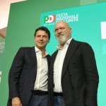 Foto Nicoloro G.   09/09/2023   Ravenna   Festa Nazionale dell' Unita'.  nella foto Giuseppe Conte e Stefano Bonaccini.