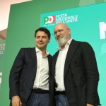 Foto Nicoloro G.   09/09/2023   Ravenna   Festa Nazionale dell' Unita'.  nella foto Giuseppe Conte e Stefano Bonaccini.