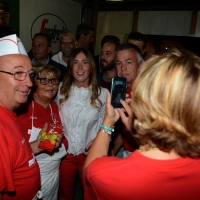 Foto Nicoloro G.   12/09/2015   Ravenna   Festa Provinciale dell' Unita'. nella foto il ministro Maria Elena Boschi visita alcuni stand.