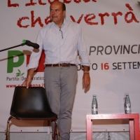 Foto Nicoloro G. 30/08/2013 Ravenna Festa provinciale del PD con l’ intervento dell’ ex segretario Pier Luigi Bersani. nella foto Pier Luigi Bersani
