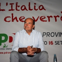 Foto Nicoloro G. 30/08/2013 Ravenna Festa provinciale del PD con l’ intervento dell’ ex segretario Pier Luigi Bersani. nella foto Pier Luigi Bersani   