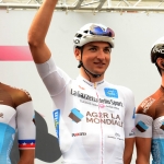 Foto Nicoloro G.   21/05/2019   Ravenna    10° tappa del 102° Giro d' Italia da Ravenna a Modena. nella foto Nans Peters, maglia bianca come miglior giovane del Giro d' Italia.