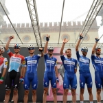 Foto Nicoloro G.   21/05/2019   Ravenna    10° tappa del 102° Giro d' Italia da Ravenna a Modena. nella foto la squadra Ineos del Campione d' Italia.
