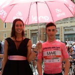 Foto Nicoloro G.   21/05/2019   Ravenna    10° tappa del 102° Giro d' Italia da Ravenna a Modena. nella foto la Maglia Rosa Valerio Conti.