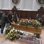 Foto Nicoloro G.   29/03/2023   Bagnacavallo   (RA)   Si sono svolti oggi i funerali dell' attore Ivano Marescotti. nella foto la camera ardente.