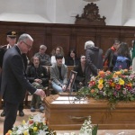 Foto Nicoloro G.   29/03/2023   Bagnacavallo   (RA)   Si sono svolti oggi i funerali dell' attore Ivano Marescotti. nella foto il prefetto di Ravenna Castrese De Rosa.