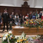 Foto Nicoloro G.   29/03/2023   Bagnacavallo   (RA)   Si sono svolti oggi i funerali dell' attore Ivano Marescotti. nella foto il prefetto di Ravenna Castrese De Rosa.