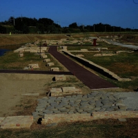 Foto Nicoloro G.  28/07/2015   Ravenna   Il ministro dei Beni e delle AttivitÃ  culturali inaugura il nuovo sito archeologico dell' Antico Porto di Classe. nella foto una veduta del sito.