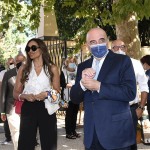 Foto Nicoloro G.   02/09/2021   Fusignano ( Ra )   Inaugurazione della mostra dedicata ad Arrigo Sacchi dal titolo  \' Oltre il sogno. L\' emozione del calcio totale di Arrigo Sacchi \'. nella foto Adriano Galliani con la compagna Helga Costa.