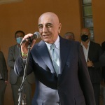 Foto Nicoloro G.   02/09/2021   Fusignano ( Ra )   Inaugurazione della mostra dedicata ad Arrigo Sacchi dal titolo  ' Oltre il sogno. L' emozione del calcio totale di Arrigo Sacchi '. nella foto Adriano Galliani.