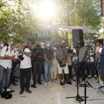 Foto Nicoloro G.   02/09/2021   Fusignano ( Ra )   Inaugurazione della mostra dedicata ad Arrigo Sacchi dal titolo  ' Oltre il sogno. L' emozione del calcio totale di Arrigo Sacchi '. nella foto Gabriele Gravina presidente FIGC.