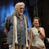 Foto Nicoloro G. 04/06/2010  Cremona  Primo Festival TRA Letteratura e Musica " Le corde dell ' anima " . nella foto Shel Shapiro – Anna Folli