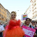 Foto Nicoloro G.   29/06/2019   Milano    Manifestazione con corteo del Gay Pride. nella foto partecipanti al corteo.