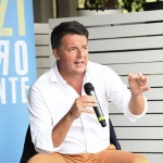Foto Nicoloro G.   27/09/2021   Ravenna   Il leader di Italia Viva e' in citta' per presentare il suo libro e sostenere la lista Ravenna in Campo, che a lui fa riferimento e che appoggia l' elezione a sindaco del candidato del Centrosinistra. nella foto il leader di Italia Viva Matteo Renzi.