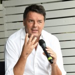 Foto Nicoloro G.   27/09/2021   Ravenna   Il leader di Italia Viva e' in citta' per presentare il suo libro e sostenere la lista Ravenna in Campo, che a lui fa riferimento e che appoggia l' elezione a sindaco del candidato del Centrosinistra. nella foto il leader di Italia Viva Matteo Renzi.