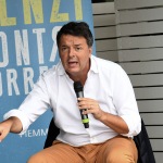 Foto Nicoloro G.   27/09/2021   Ravenna   Il leader di Italia Viva e' in citta' per presentare il suo libro e sostenere la lista Ravenna in Campo, che a lui fa riferimento e che appoggia l' elezione a sindaco del candidato del Centrosinistra. nella foto il leader di Italia Viva Matteo Renzi.