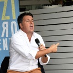 Foto Nicoloro G.   27/09/2021   Ravenna   Il leader di Italia Viva e' in citta' per presentare il suo libro e sostenere la lista Ravenna in Campo, che a lui fa riferimento e che appoggia l' elezione a sindaco del candidato del Centrosinistra. nella foto il leader di Italia Viva Matteo Renzi.